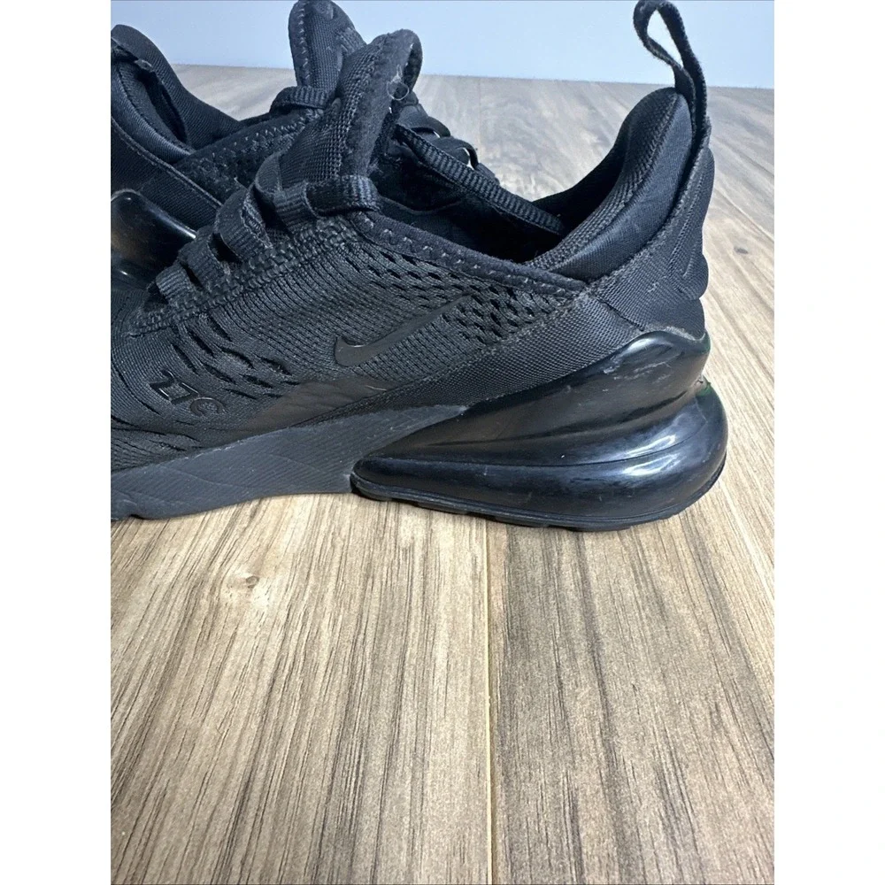 Nike Air Max 270 BQ5776-001 Black Shoe Sneakers Youth Unisex Size 6Y‎
